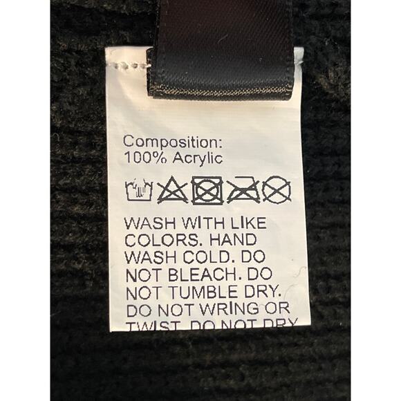 DAZY Women’s Ribbed Knit V-neck Sweater‎ Black Size XL Pre-owned - Picture 6 of 7